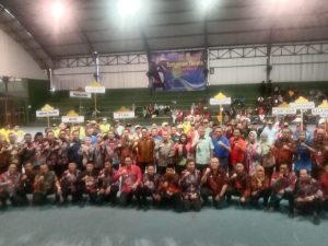 Walikota Bandar Lampung Eva Dwiana Membuka Kejuaraan Tenis Walikota CUP VI Tahun 2024