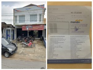 Diduga Bank Mandiri KCP Way Jepara Menahan Sertifikat Anggunan Nasabah KUR yang Telah Lunas Sejak Tahun 2023